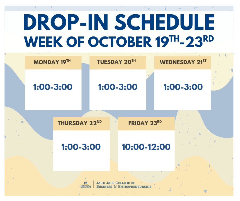Drop-In Oct19-23 Drop-In Oct19-23