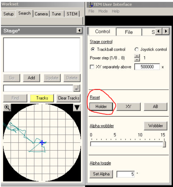 Reset Holder Reset Holder