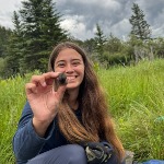 Kate Cowan in Bonito Creek