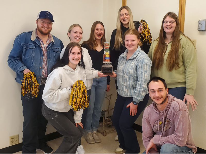 EHHD Spring 2026 Student Club Leaders - EHHD won the CAN THE GRIZ competition!