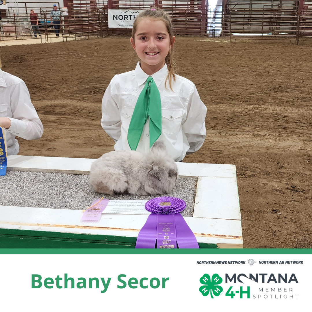 Bethany Secor and her rabbit