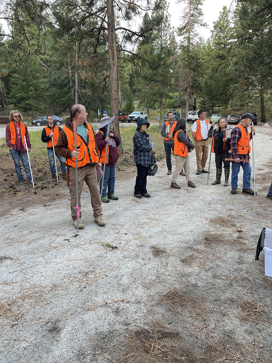 Participants in the Bitterroot National Forest