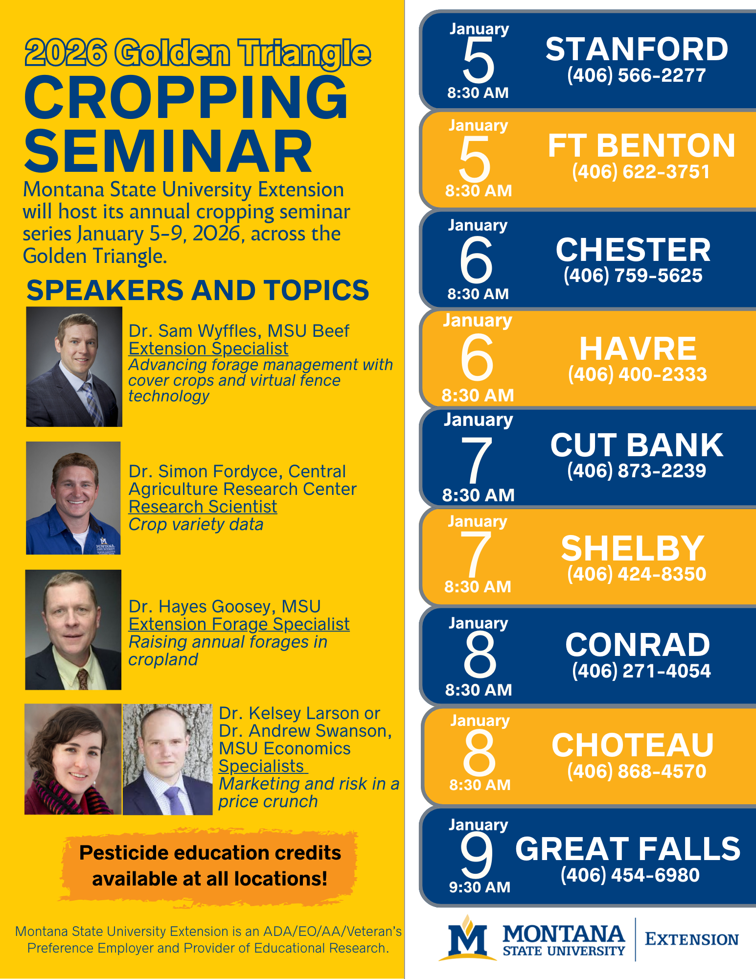 2026 Golden Triangle Cropping Seminar 2026 Golden Triangle Cropping Seminar