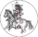 Image of a indian chief on a horse