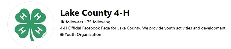 Lake County 4-H Facebook