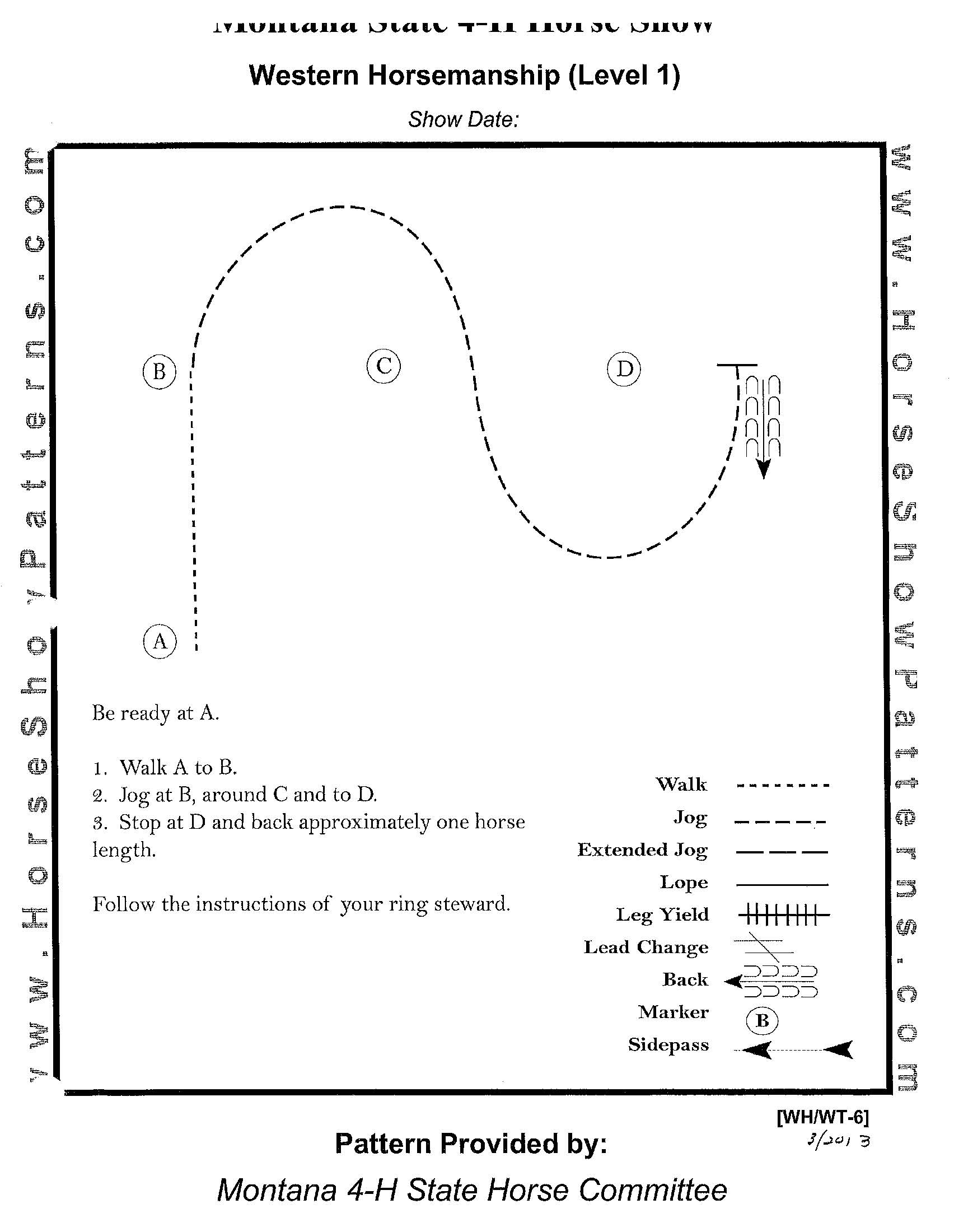 W Horsemanship 1 W Horsemanship 1