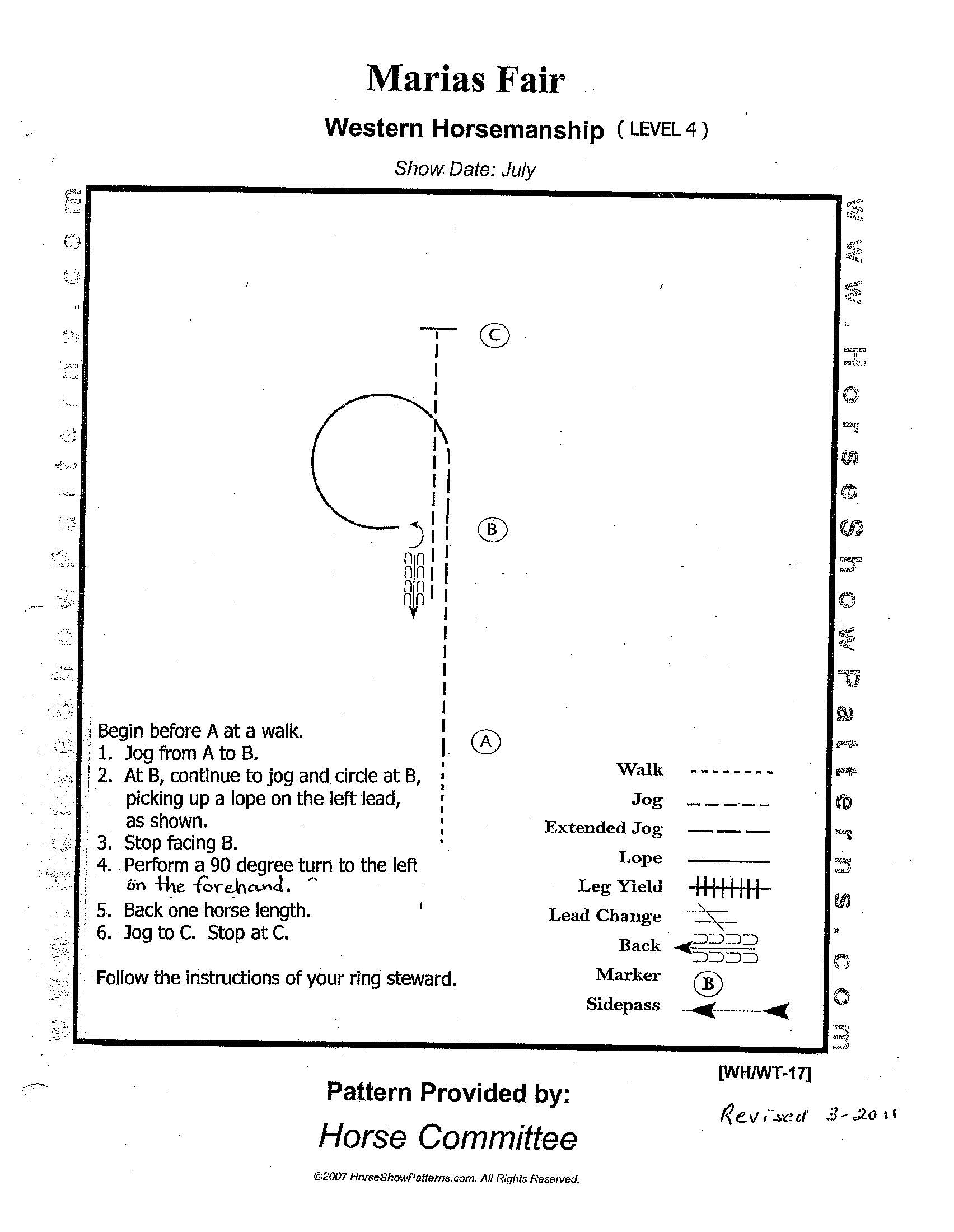 W Horsemanship 4 W Horsemanship 4
