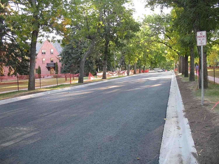 View of Cleveland Street from 8th Avenue