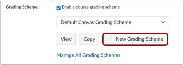 new grading scheme