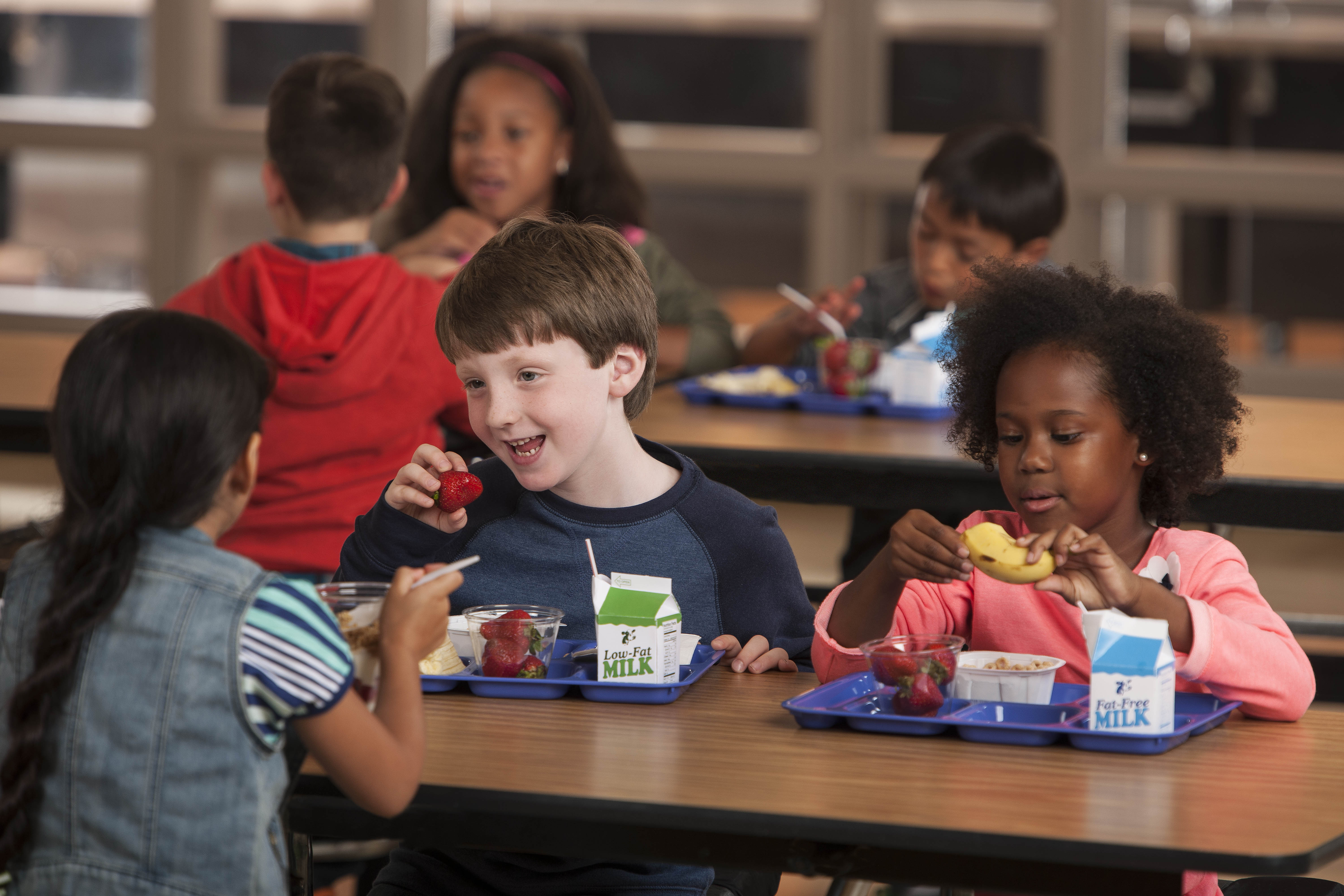 photo of school breakfast