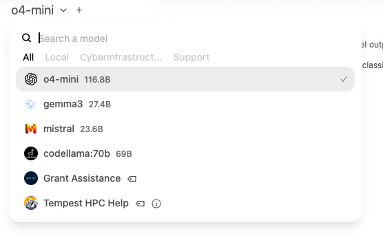 CatChat Model list List of Models on CatChat